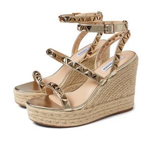 Steve Madden Gold Wedges